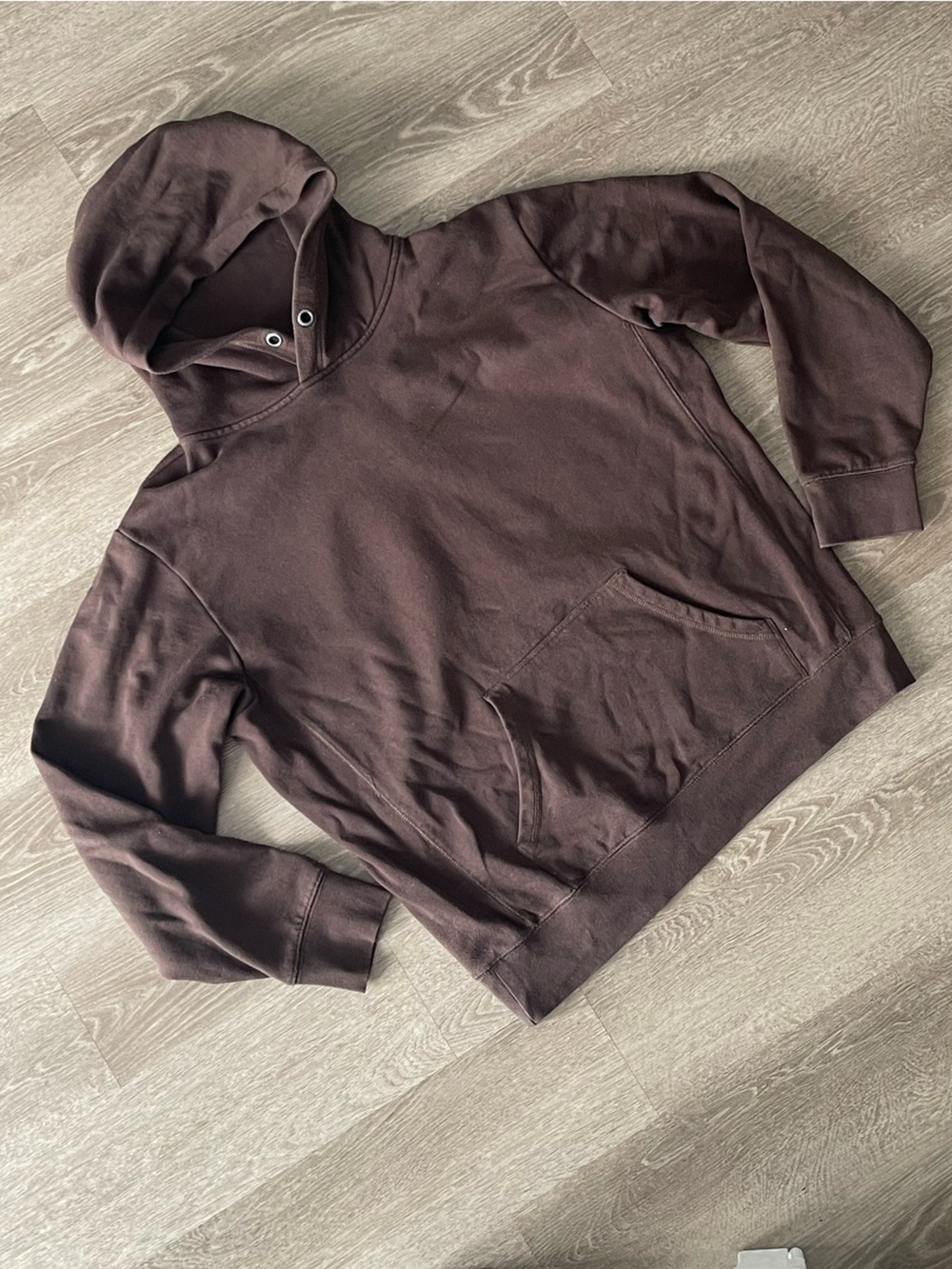 Men's Classic Brown Hooded Sweatshirt
